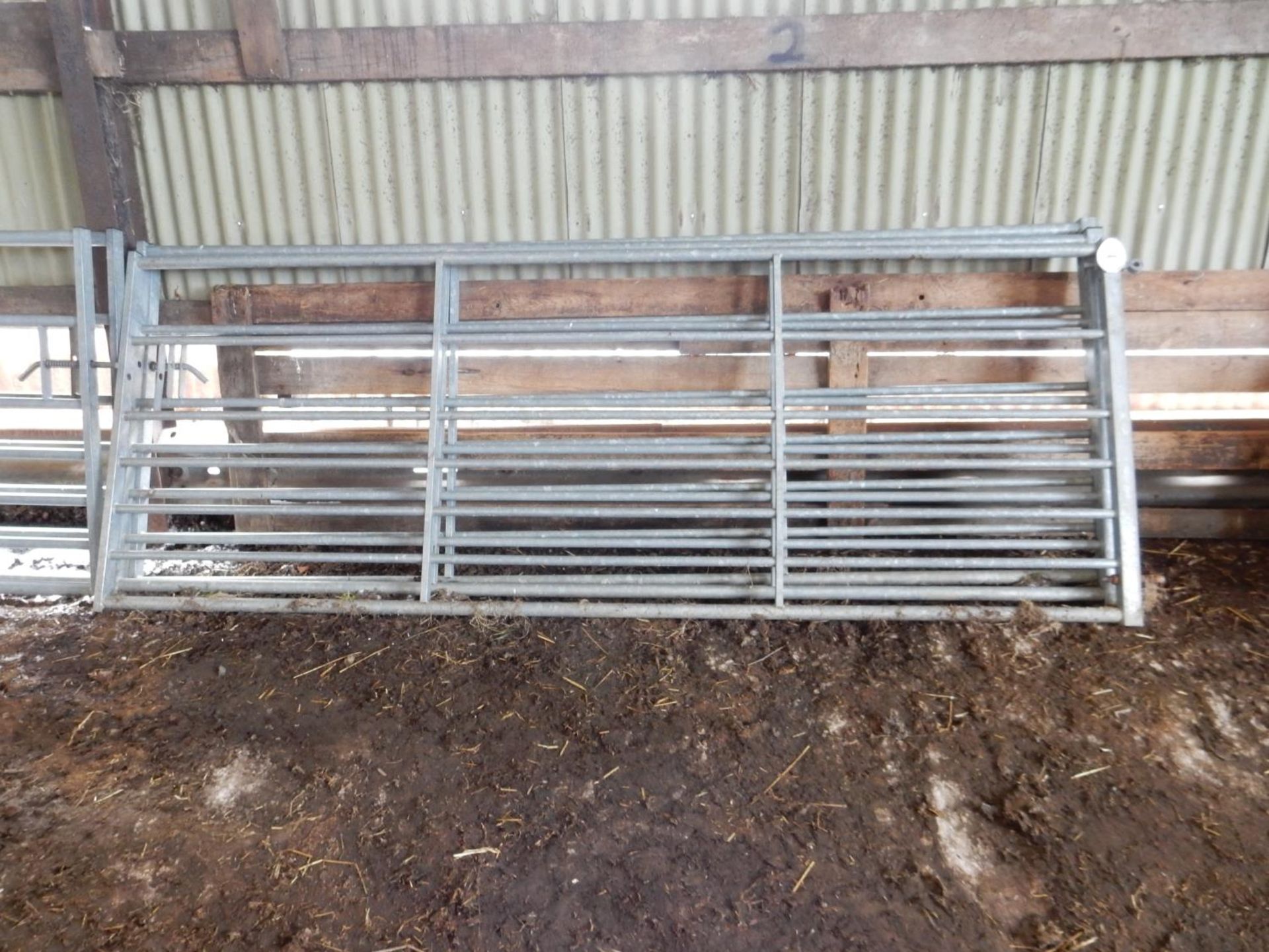 3 x galvanised 10ft gates