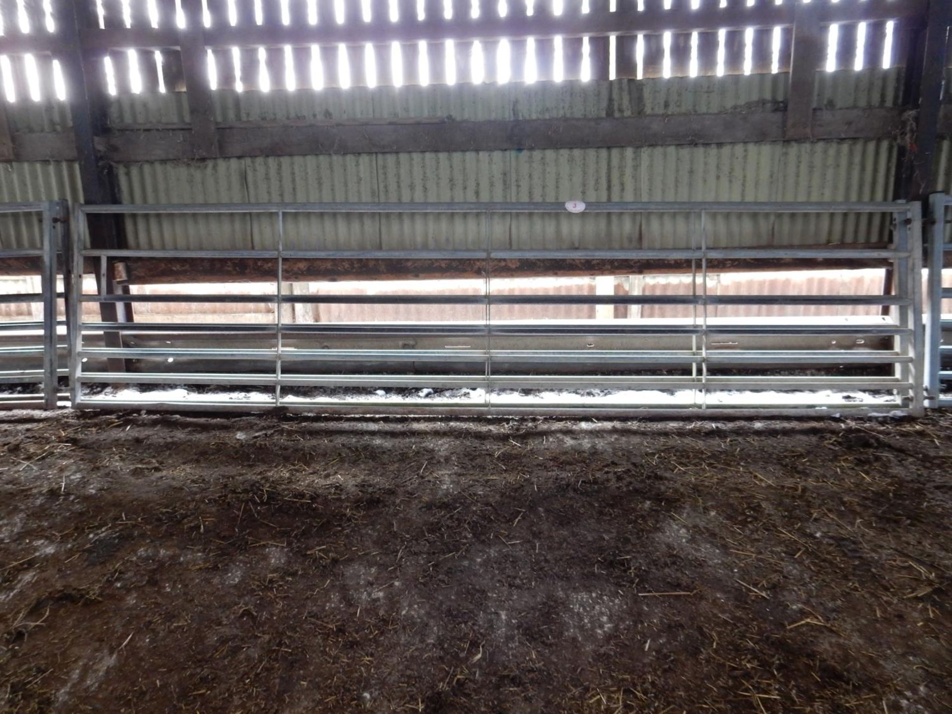 2 x galvanised 15 ft gates