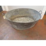 Galvanised bath tub (40"long)