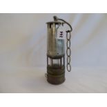 Steel and aluminium miners lamp