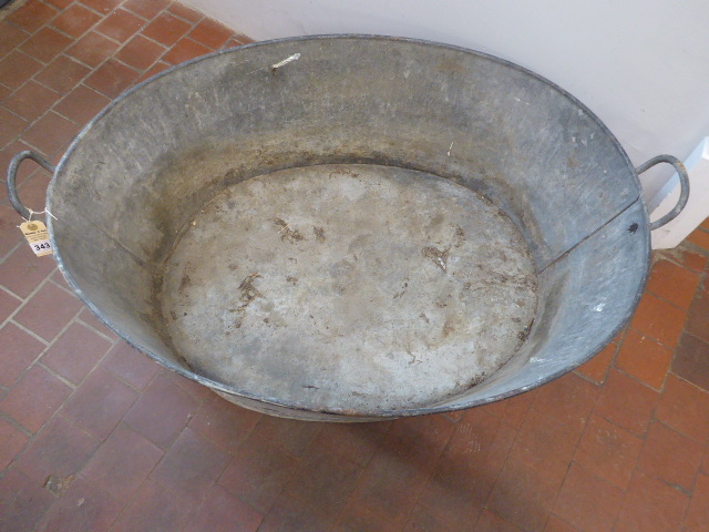 Galvanised bath tub (40"long) - Bild 3 aus 3