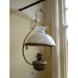 Hanging brass oil lamp - Lampe Veritas