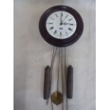 German dial clock with new quartz movement