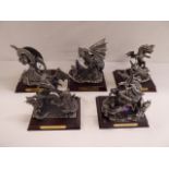 Myth and Magic metal figures - Protector of the Fairy Princess, Dragons Reflection,