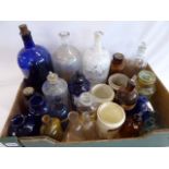 Apothecary jars and bottles