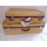 Vintage Watajoy travel suitcases (2)