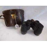 Carl Zeiss 10 x 50 binoculars in leather case