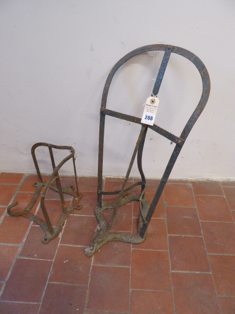 Iron saddle racks (2)