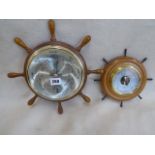 Shortland ships wheel barometers (2)
