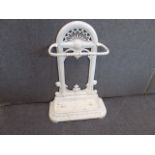 Victorian painted cast iron umbrella stand ( 31" tall )