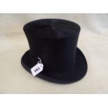 Brushed silk top hat - Dunn & Co