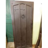 Oak tudor style external door (195 x 80cm)