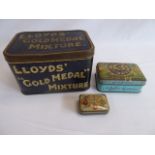 Vintage tins - Lloyds Gold Medal mixture,