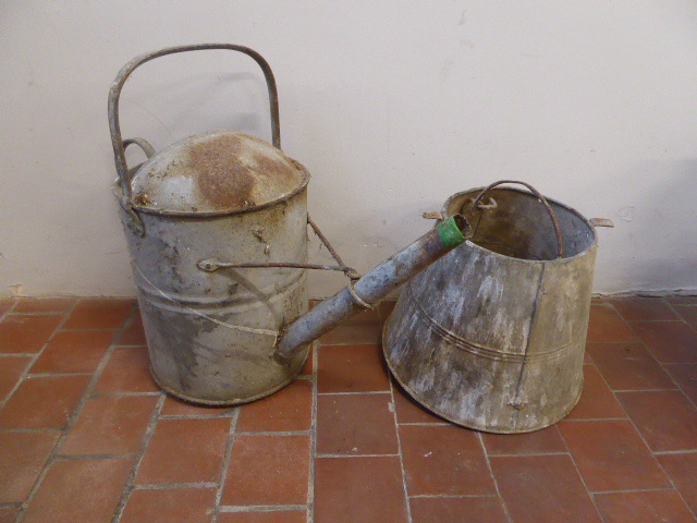 Galvanised watering can, buckets etc. - Bild 2 aus 3