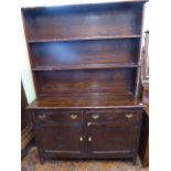 Early 20thC wooden kitchen dresser