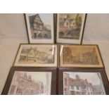 Prints of old Leicester - J Flower and Alan Oliver