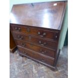 Georgian mahogany bureau