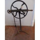 19thC cast iron hand crank sheep shearer