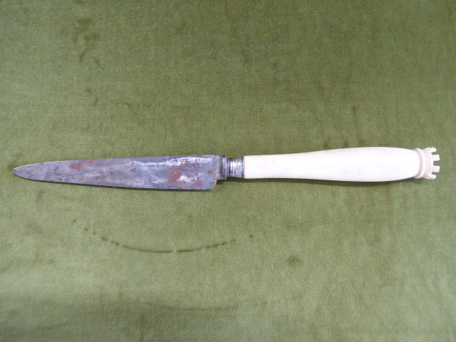19thC carving knives, - Bild 5 aus 9
