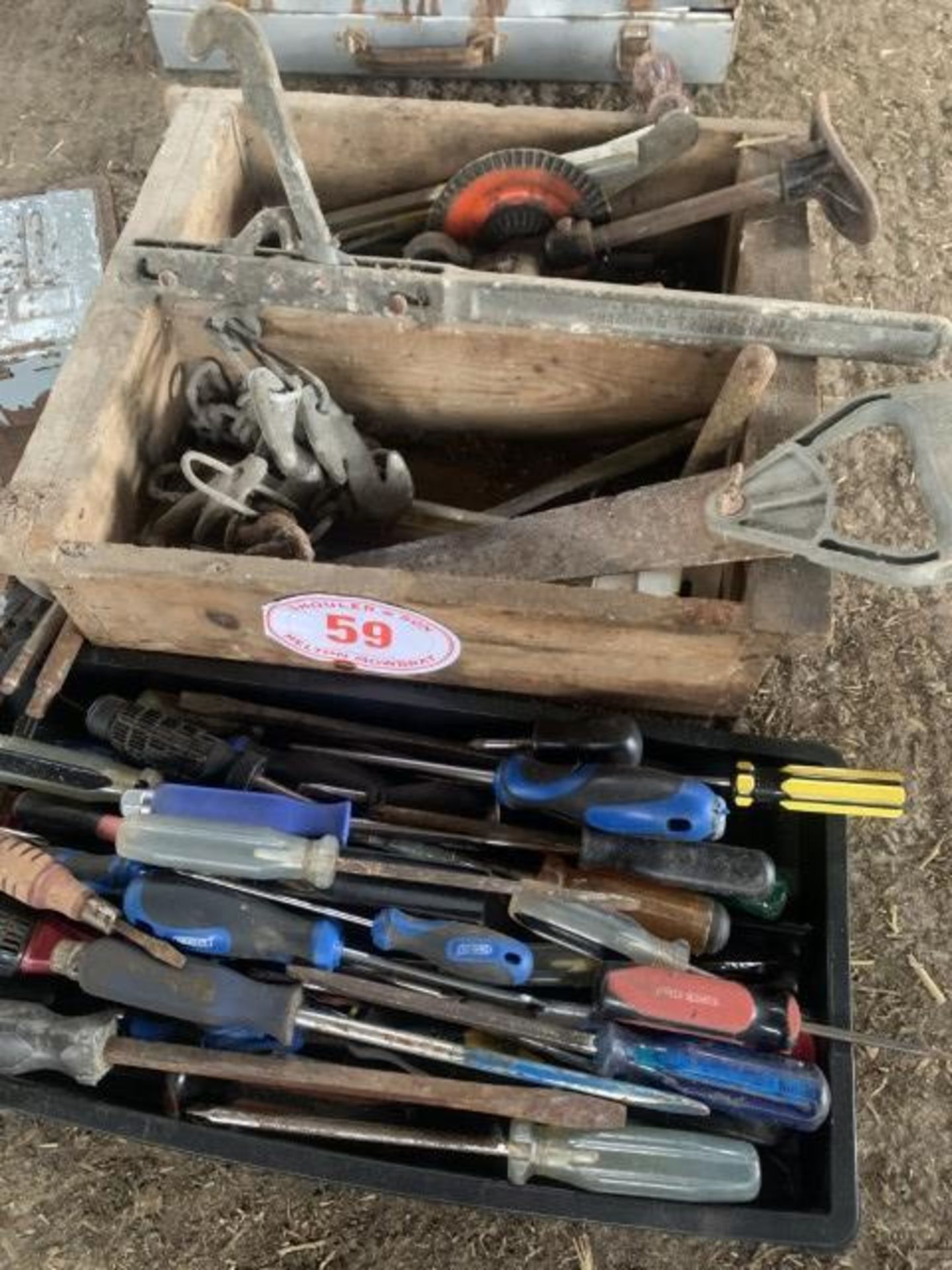 Screwdrivers, drill bits etc