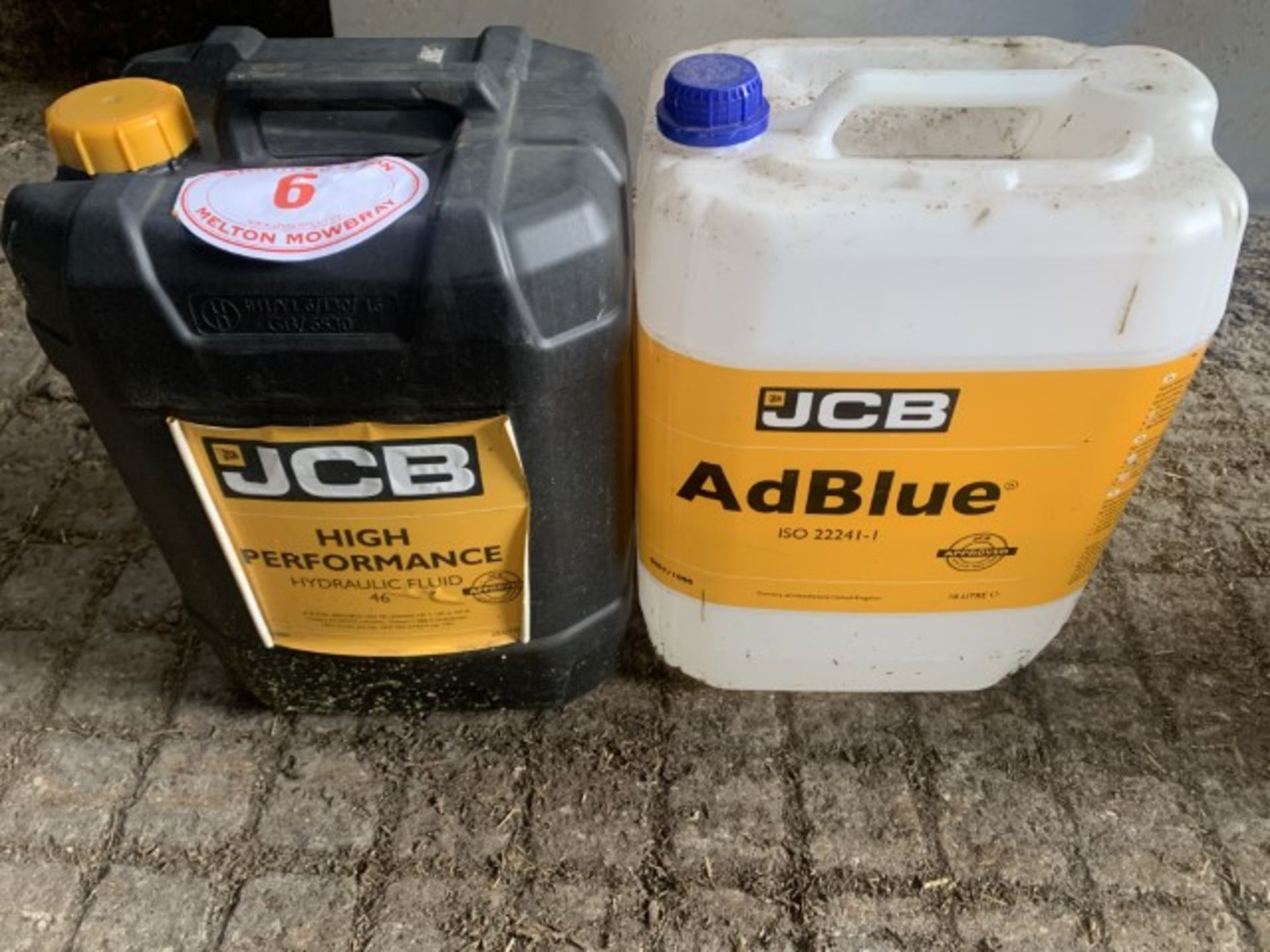 JCB hyd fluid and JCB ad blue