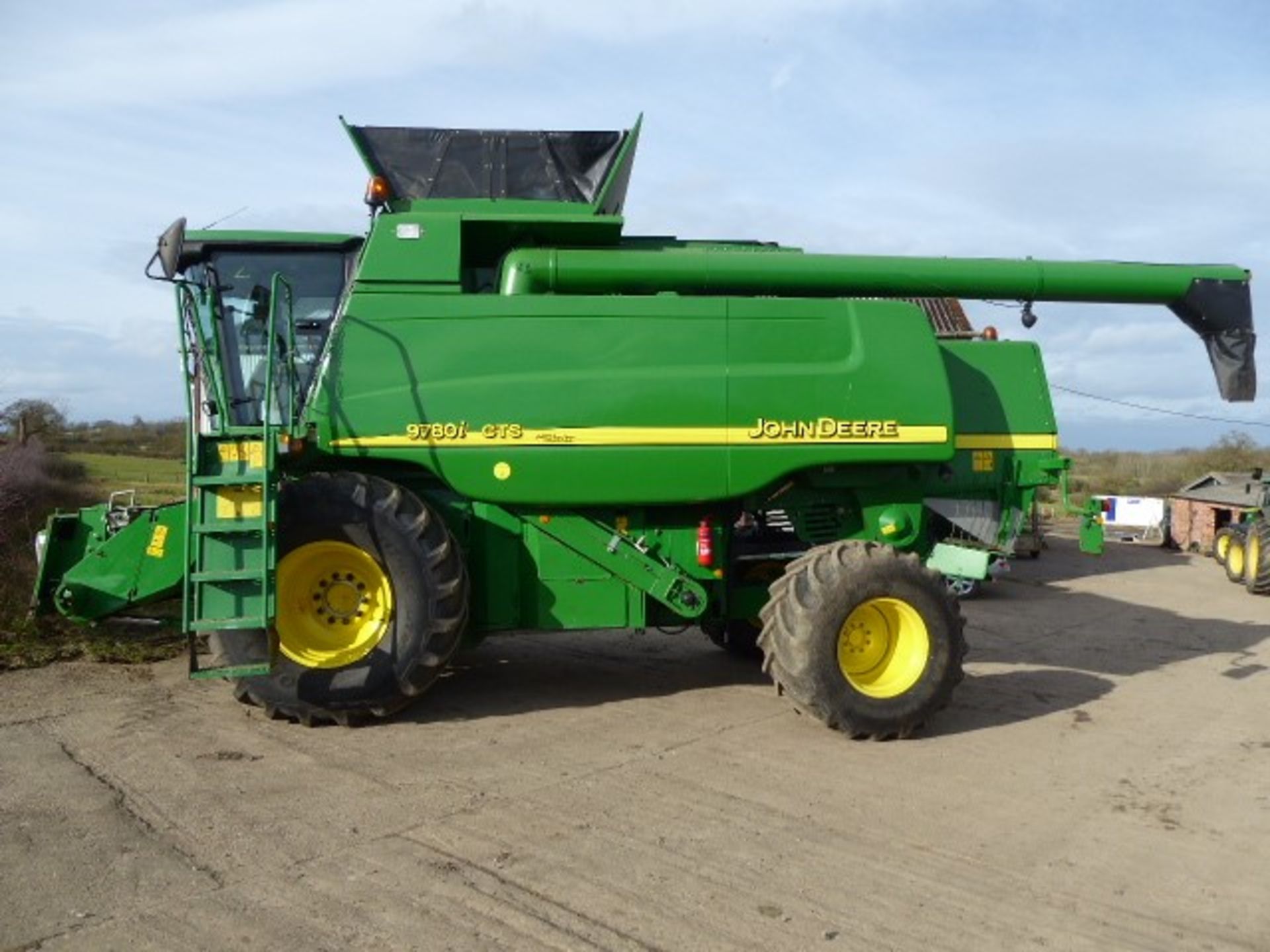 John Deere 9780i CTS Hillmaster rotaflow combine harvester, Reg FJ07GMU, 2950 engine hours, - Image 2 of 8