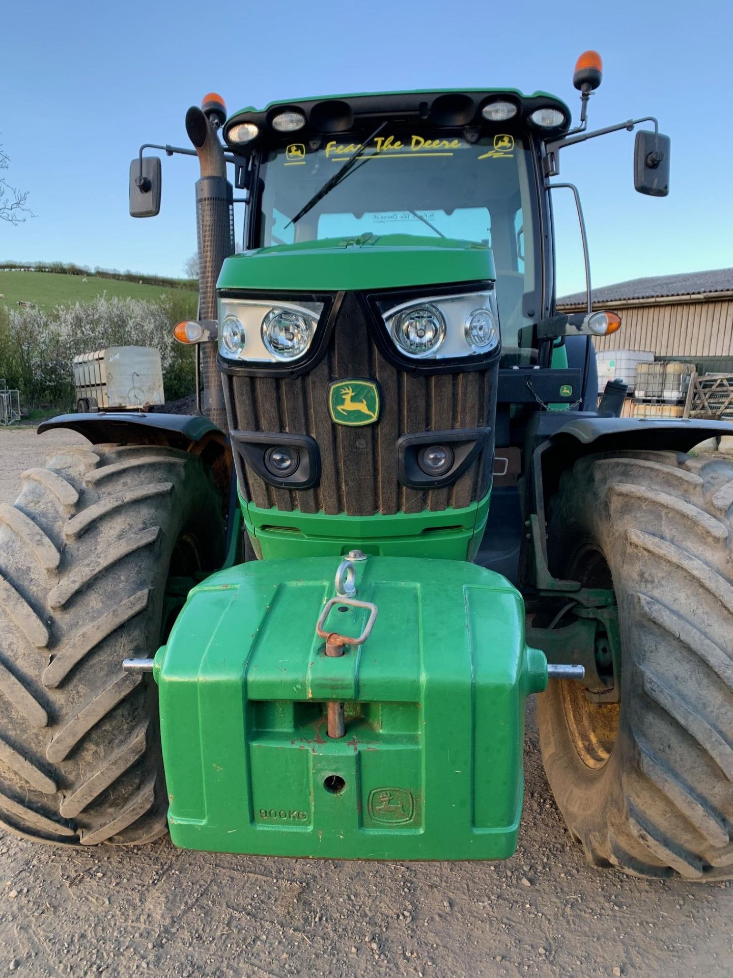 John Deere 6150r 4wd tractor, Reg AK14WJZ,tyres 60%, front tyres 540/65R28, rear tyres 650/65R38, - Image 2 of 8