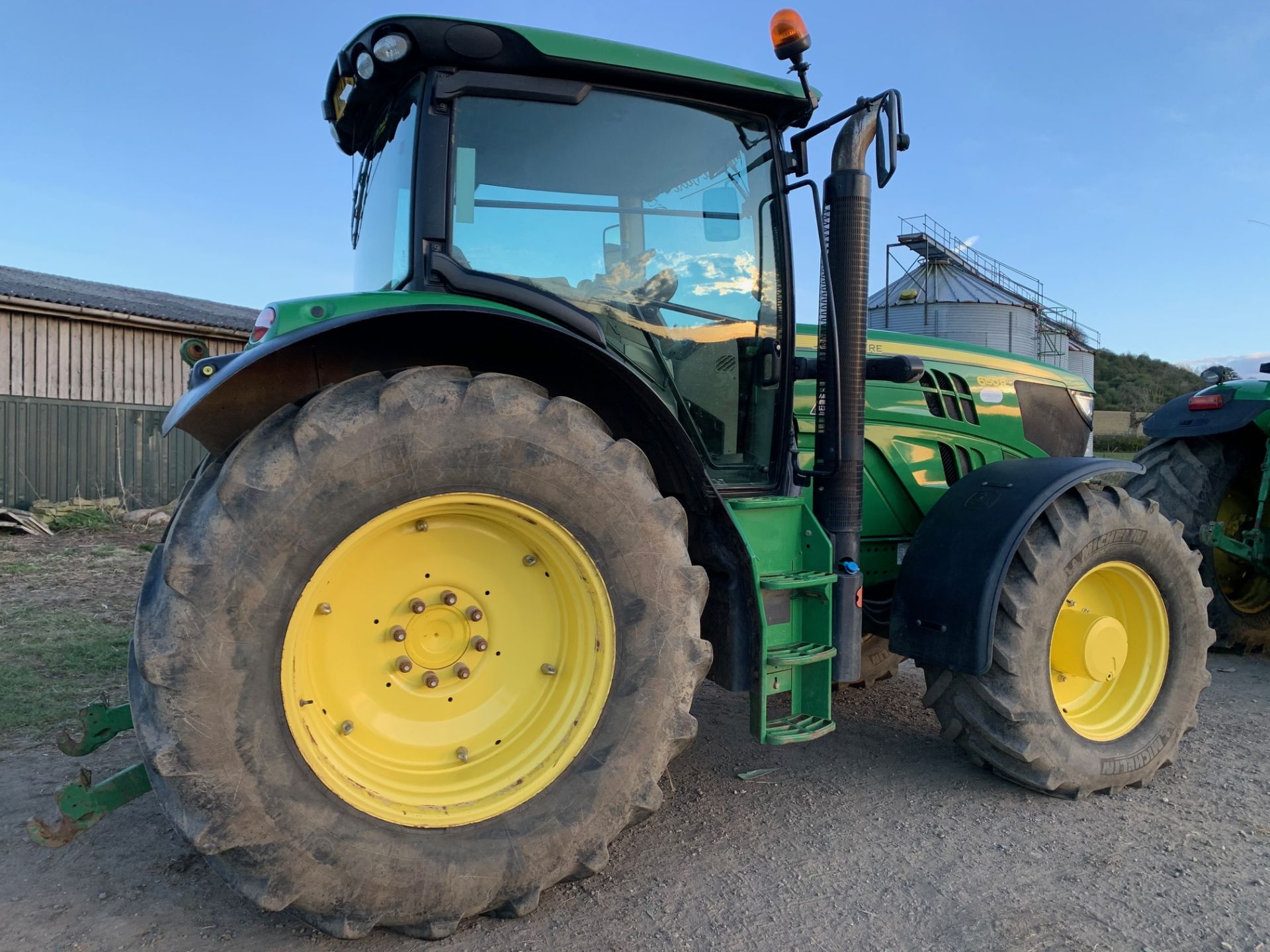 John Deere 6150r 4wd tractor, Reg AK14WJZ,tyres 60%, front tyres 540/65R28, rear tyres 650/65R38, - Image 4 of 8