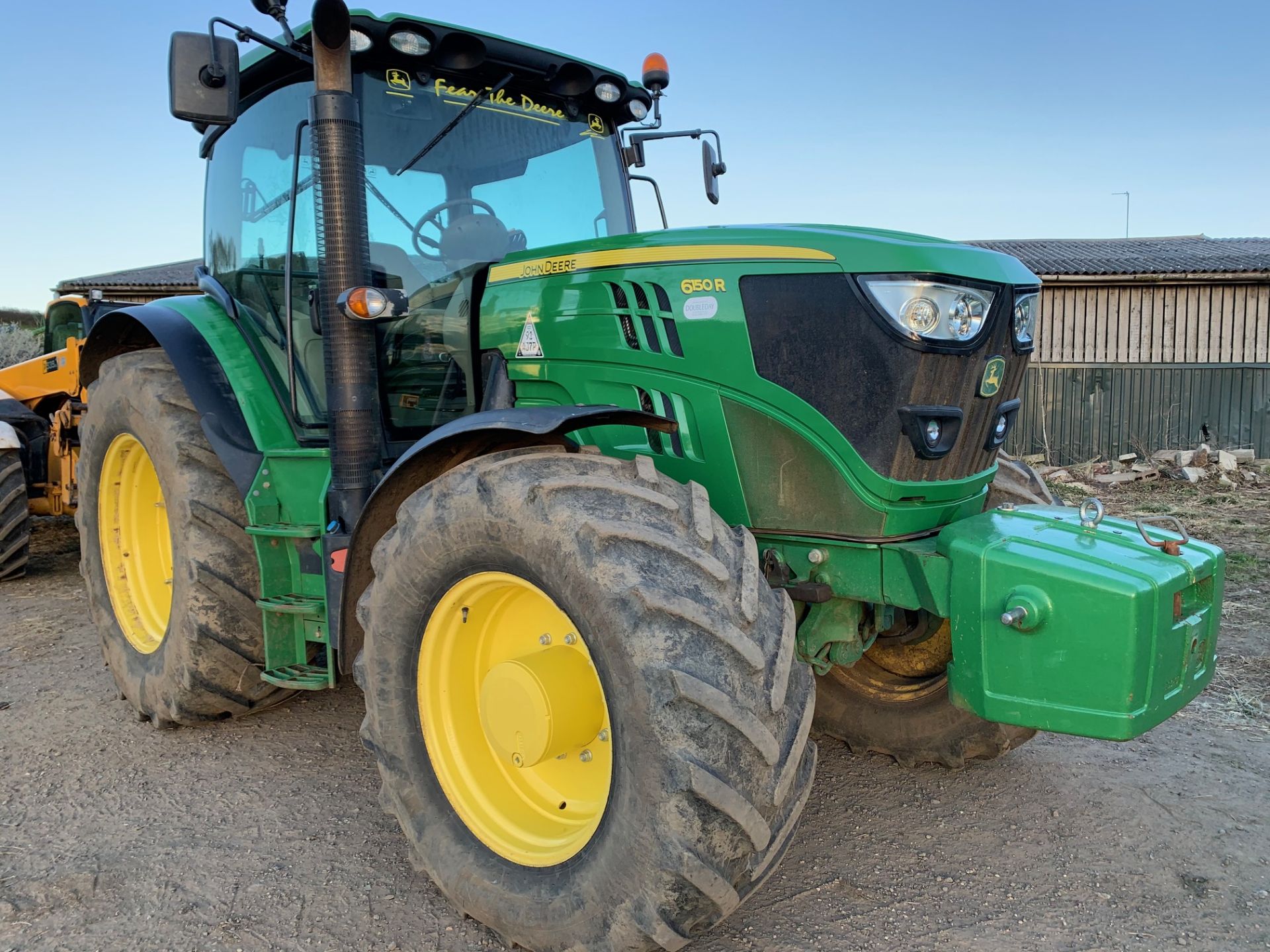 John Deere 6150r 4wd tractor, Reg AK14WJZ,tyres 60%, front tyres 540/65R28, rear tyres 650/65R38, - Image 3 of 8