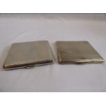 Silver cigarette cases - B'ham 1919 & 1939 (2)