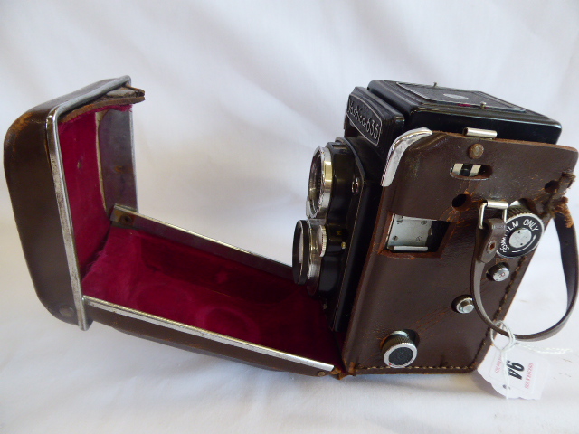 Yashica 635 twin lens camera in leather case - Image 3 of 3