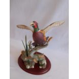 Franklin Mint ring necked pheasant