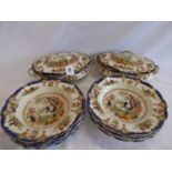 19thC Ironstone 'Japan' tureens and bowls - British Anchor Pottery Co Ltd (14)