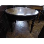 Victorian mahogany circular tea table
