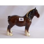 Beswick brown shire horse