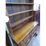 Early 20thC oak dresser