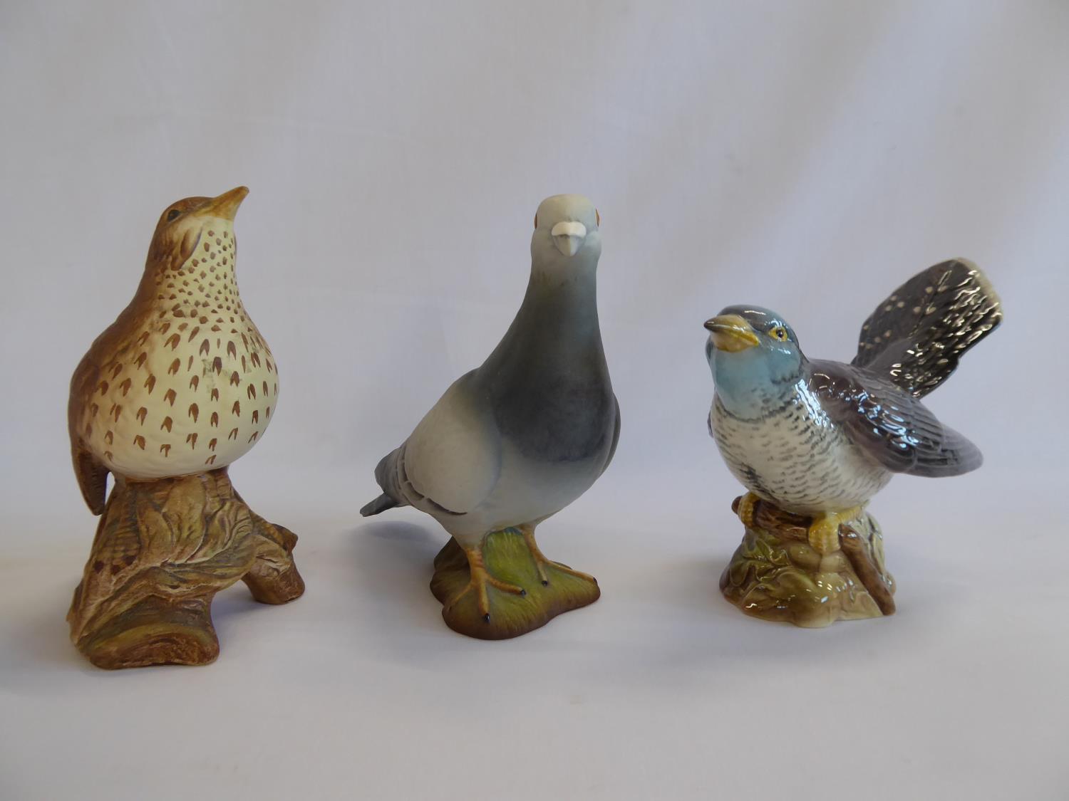 Beswick birds - cuckoo 2315, song thrush 2308, - Image 2 of 3