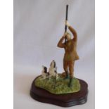 Border Fine Arts - Gamekeeper and spaniels figure - Ayres