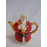 Novelty 'Lucky Santa Claus' teapot reg'd 835842 Sadler?