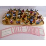 Franklin Mint porcelain butterflies of the world and paradise figures with certificates (27)