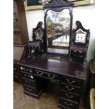 Victorian rosewood dressing table