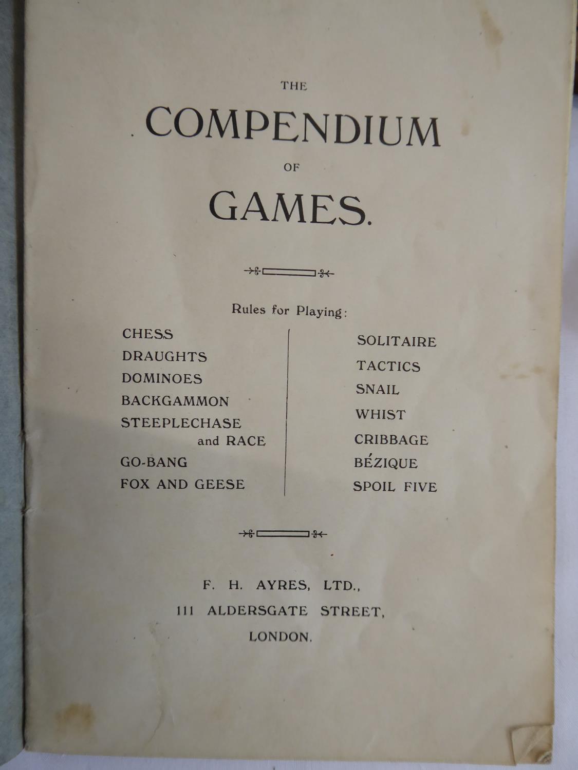 Early 20thC F H Ayres Ltd compendium of games in fitted wooden case - to include the steeplechase, - Image 3 of 6