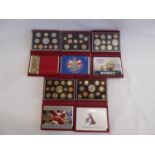 The Royal Mint deluxe proof coin sets - 2003,04,05,06,