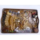 Costume jewellery - necklaces, bangles, rings etc.