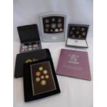 The Royal Mint proof coin sets - 1985,2000,2007,