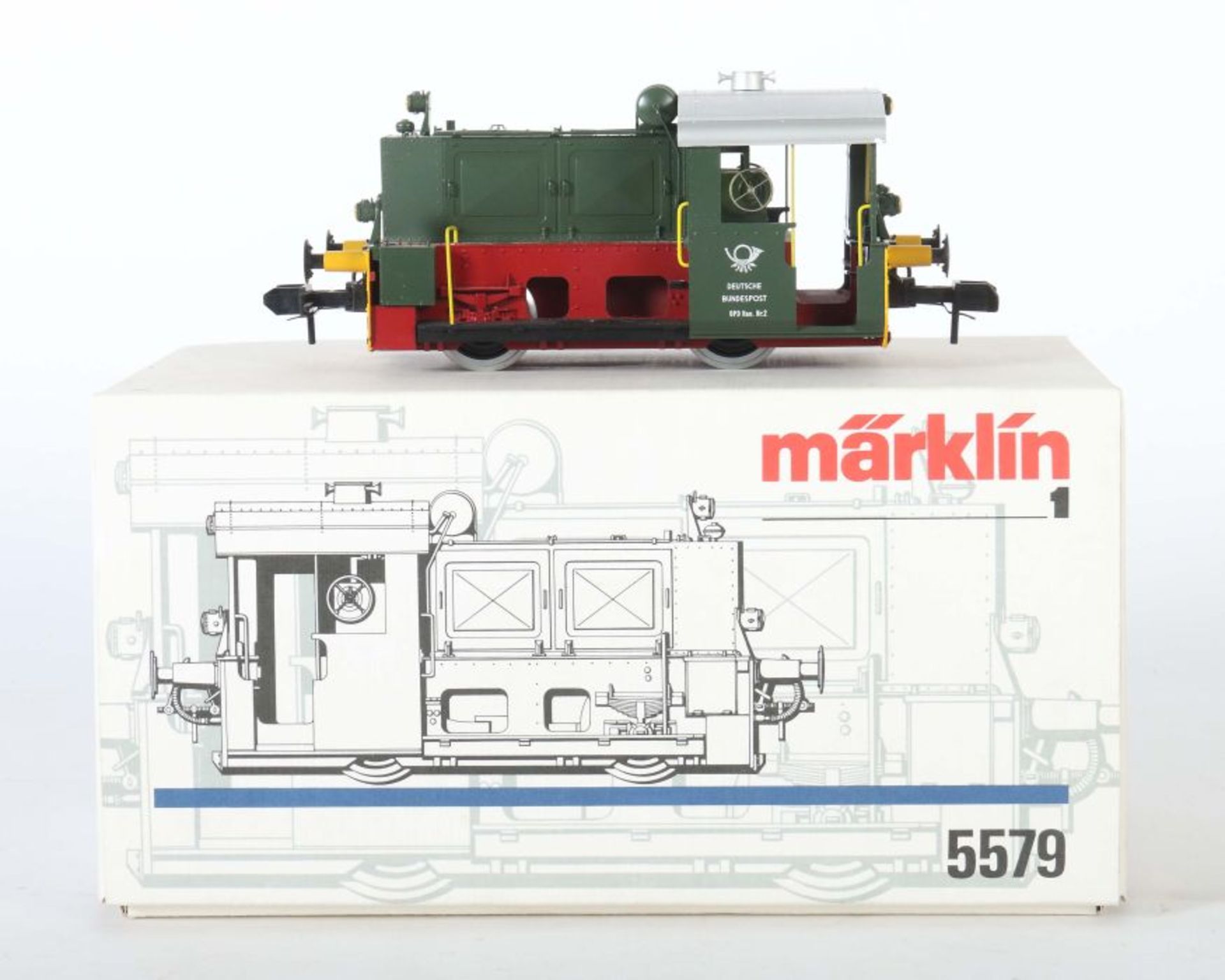 Diesellok der Deutschen Bundespost Märklin, Modellnr. 5579, Spur 1 Replika, 2-achsige - Bild 2 aus 2