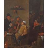 Mahu, Cornelis (Umkreis/Schule) Antwerpen 1613 - 1689 ebenda, flämischer Maler. "Im Wirtshaus",