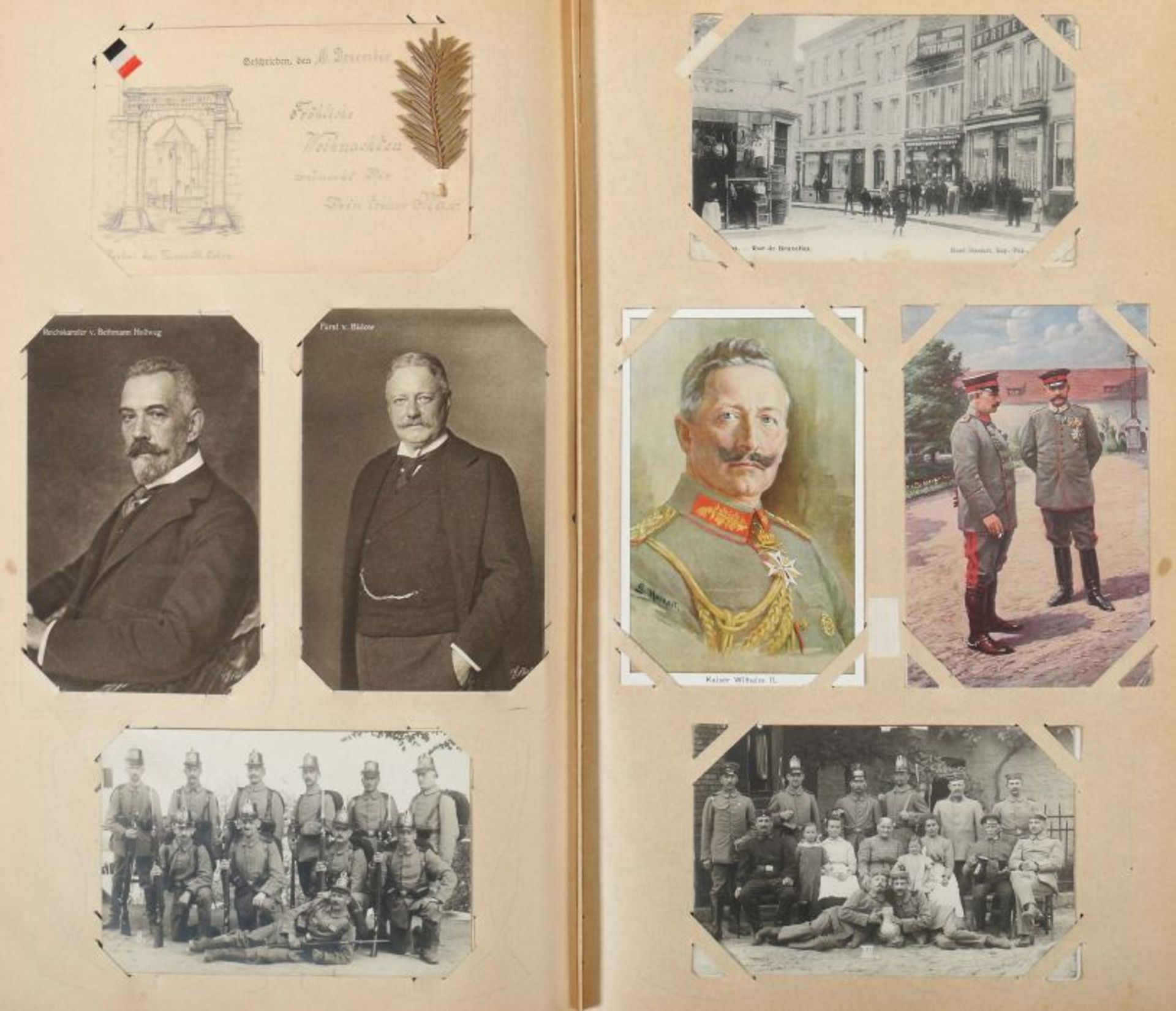 Postkartenalbum Deutschland, meist 1910-1920, ca. 480 Gruß- und Ansichtskarten, verschiedene - Bild 8 aus 8