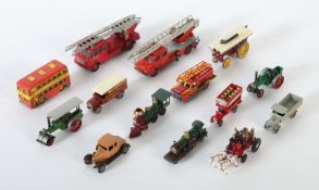 Konvolut Modellfahrzeuge 11 x Lesney "Models of Yesterday" m. 2 Loks, 3 Locomobile, 1 Feuerwehr-