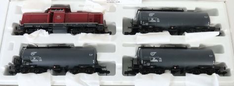 Zugpackung "Brennstofftransport" Märklin, Modellnr. 55721, Spur 1, Replika, 4-achsige Lokomotive